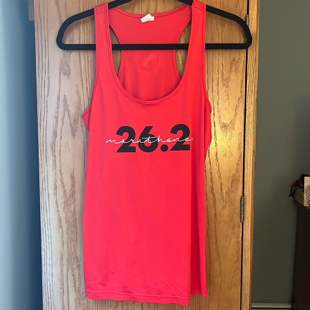 Moisture wicking marathoner tank. Size medium. Worn once!